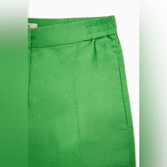 COS 100% linen wide leg trousers - Picture 5 of 13